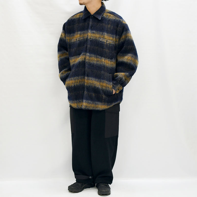 着丈79cm【SON OF THE CHEESE】Quilt CPO Shirts - ブルゾン