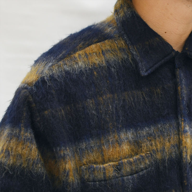 Quilt CPO Shirts -NAVY- | IN ONLINE STORE