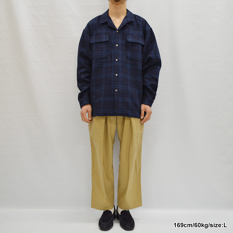 Sashiko Shirt -NAVY- | IN ONLINE STORE