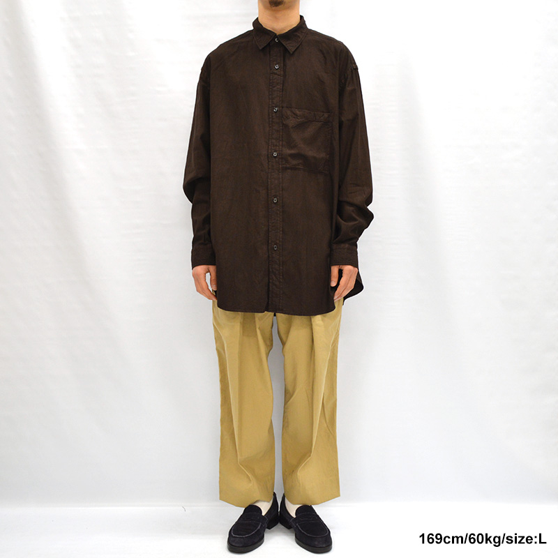 Regular Collar Shirt -DOROZOME- | IN ONLINE STORE