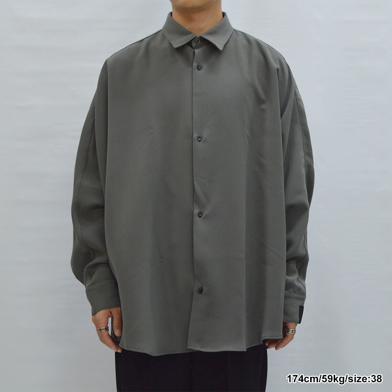 DOLMAN SLEEVE SHIRT -CHACOAL- | IN ONLINE STORE