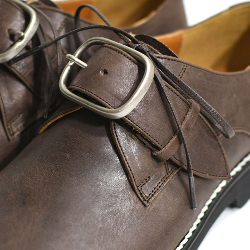 BUCKLE SHOES -BROWN- | IN ONLINE STORE