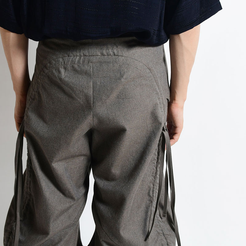 CONSTRUCTIVE PANTS -DARK GRAY×KHAKI- | IN ONLINE STORE