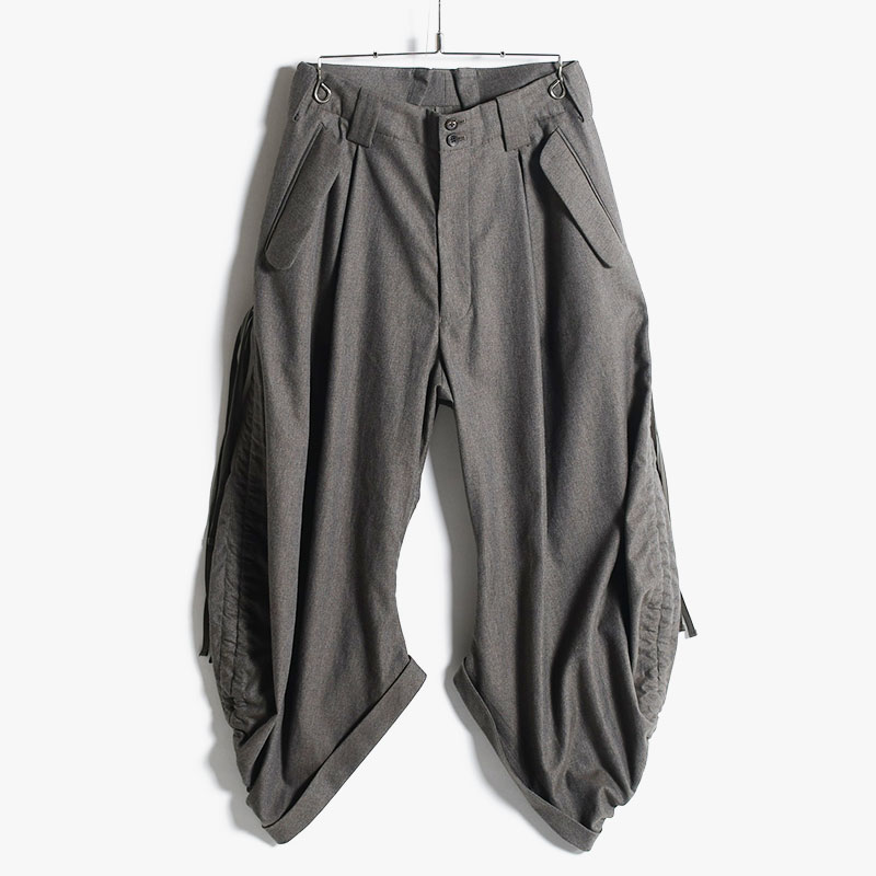 CONSTRUCTIVE PANTS -DARK GRAY×KHAKI- | IN ONLINE STORE