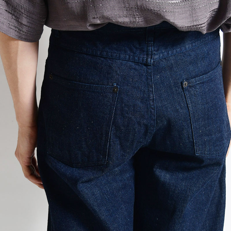 DENIM WIDE PANTS -INDIGO- | IN ONLINE STORE