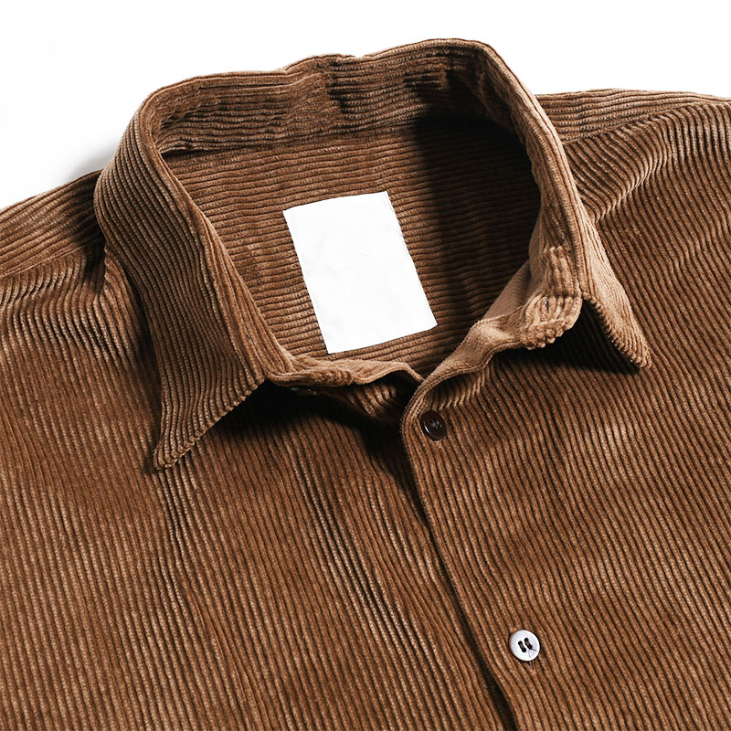 5X SHIRT SHORT -BROWN- | IN ONLINE STORE