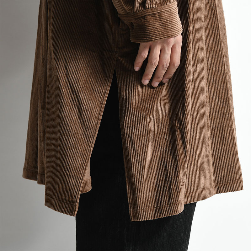 5X SHIRT LONG -BROWN- | IN ONLINE STORE