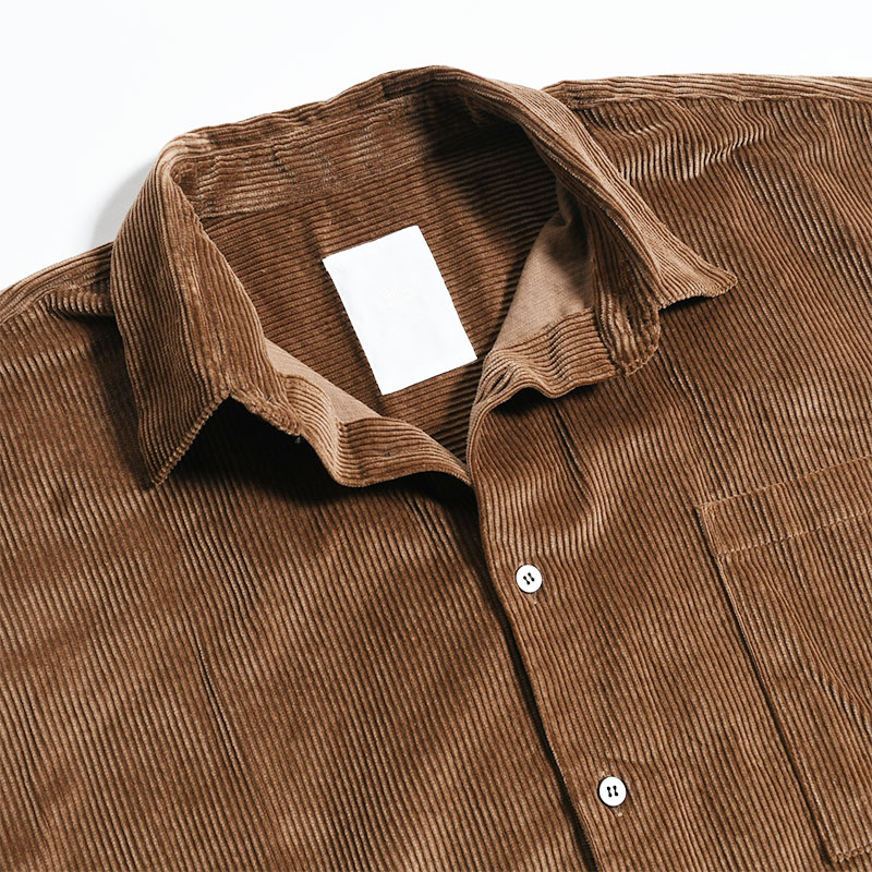 5X SHIRT LONG -BROWN- | IN ONLINE STORE