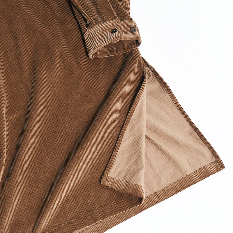 5X SHIRT LONG -BROWN- | IN ONLINE STORE