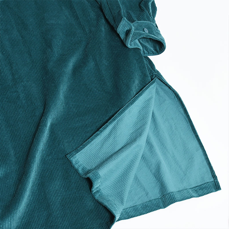 5X SHIRT LONG -GREEN BLUE- | IN ONLINE STORE