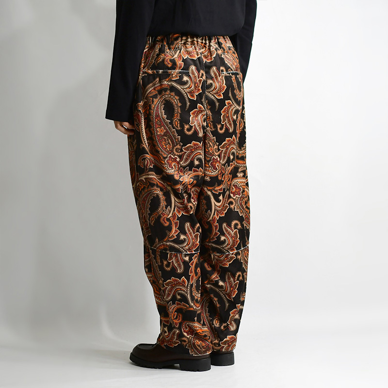 PAISLEY VELOR BALLOON PANTS -PAISLEY- | IN ONLINE STORE