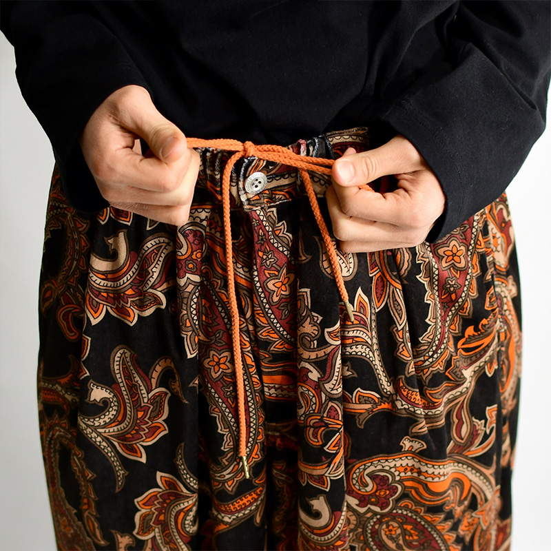 PAISLEY VELOR BALLOON PANTS -PAISLEY- | IN ONLINE STORE