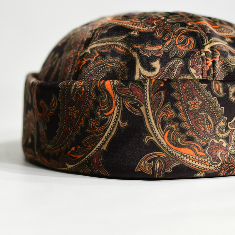 PAISLEY VELOR ROLL CAP -PAISLEY- | IN ONLINE STORE
