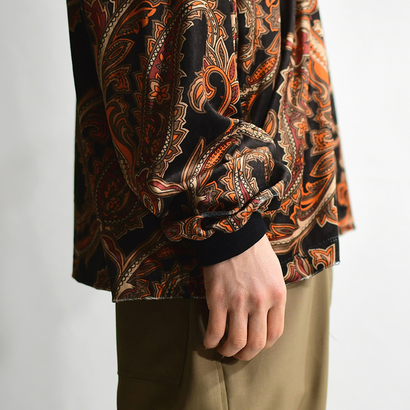 PAISLEY VELOR LONG SLEEVE -PAISLEY- | IN ONLINE STORE