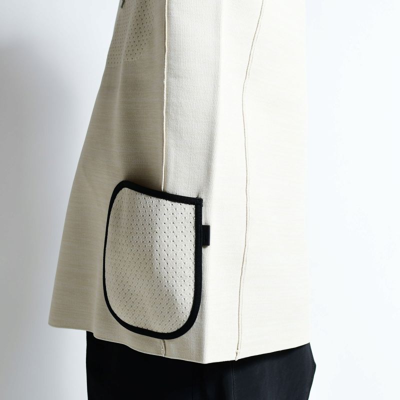 MIX KNIT VEST -BEIGE- | IN ONLINE STORE