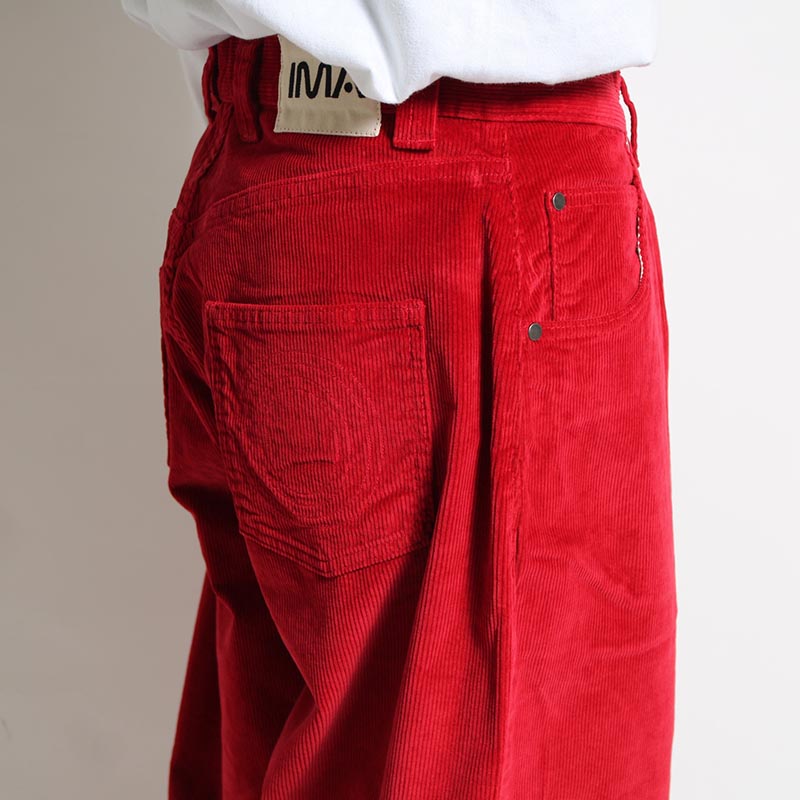 BUGGY CORDUROY PANTS -RED-
