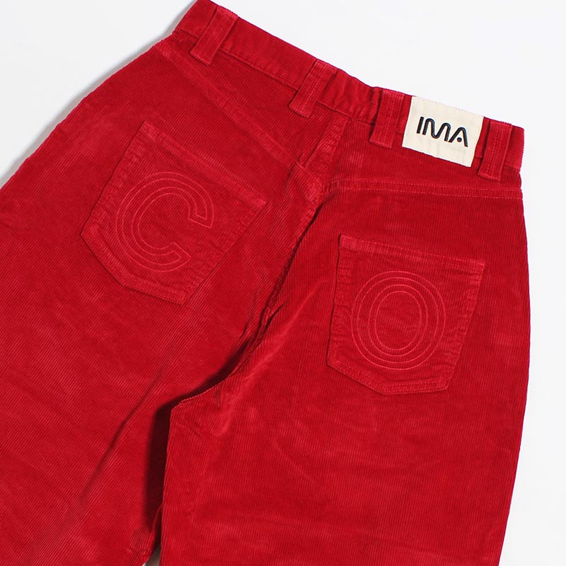BUGGY CORDUROY PANTS -RED-