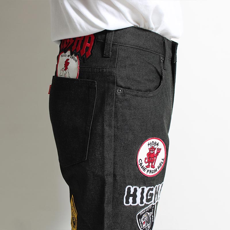 MANY PATCH DENIM PANTS -2.COLOR- | IN ONLINE STORE