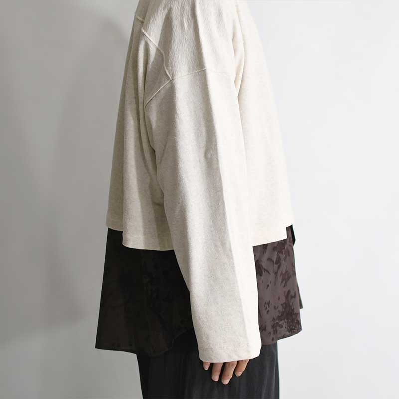 RANDOM PILE WIDE CROP PO -IVORY- | IN ONLINE STORE