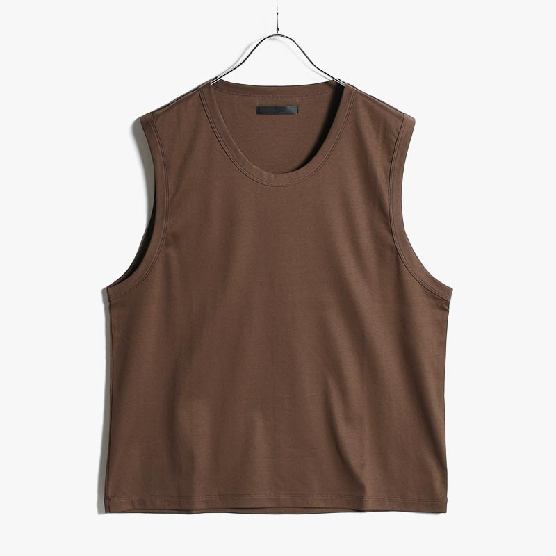 SUPERIOR PIMA NO SLEEVE -BROWN- | IN ONLINE STORE