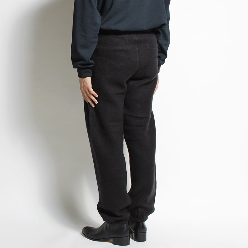 WOOL BOA FLEECE PANTS -BLACK- | IN ONLINE STORE