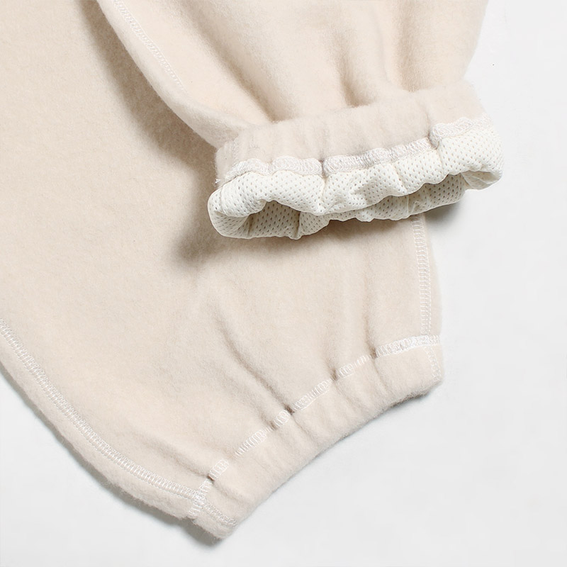 WOOL BOA FLEECE PANTS -IVORY-