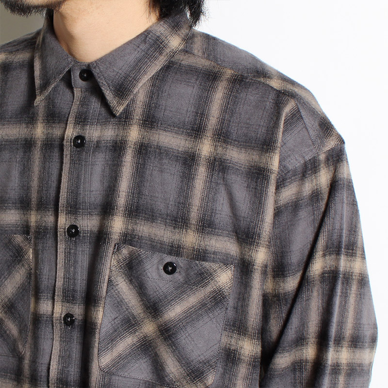 L/S OMBRE CHECK SHIRT 