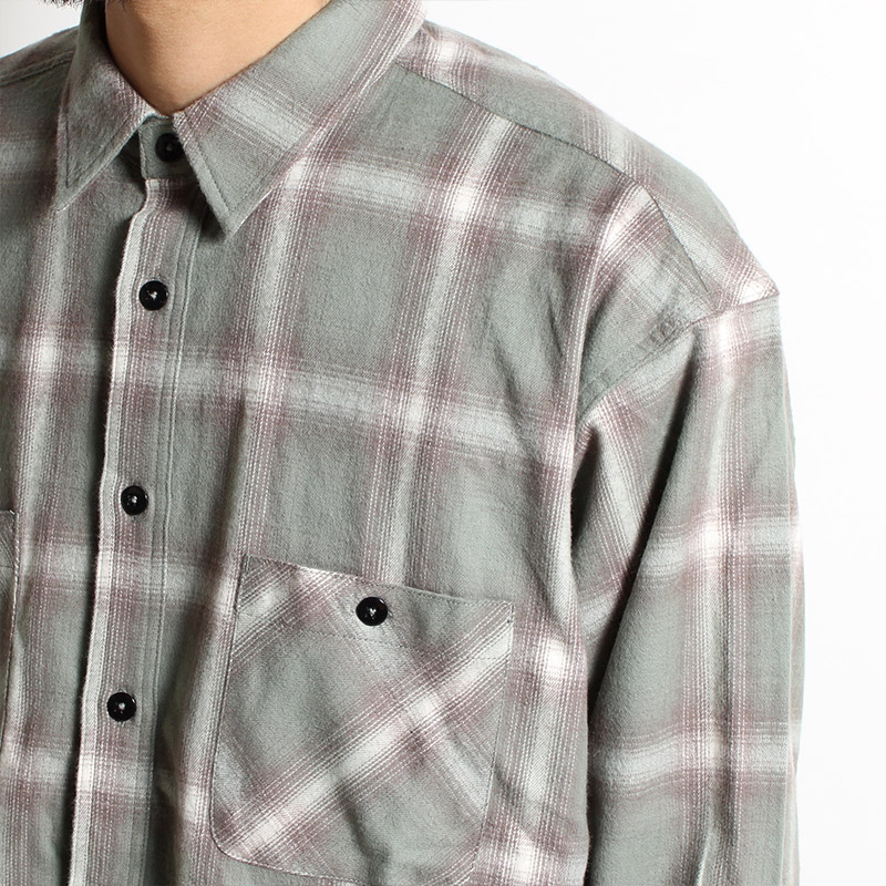 L/S OMBRE CHECK SHIRT 