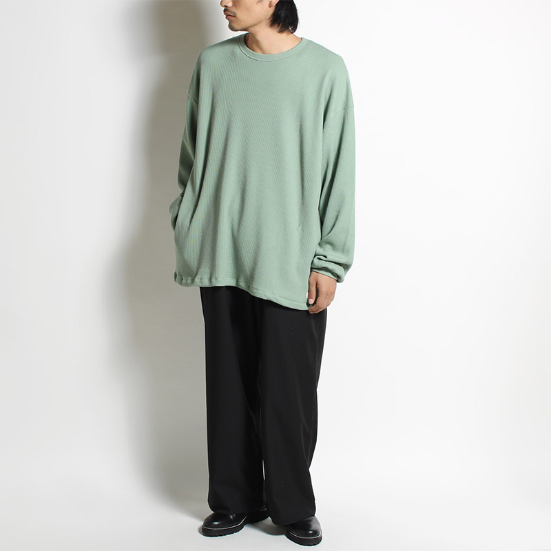 ORGANIC COTTON THERMAL -GREEN- | IN ONLINE STORE