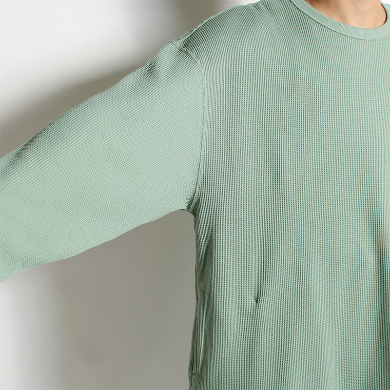 ORGANIC COTTON THERMAL -GREEN-