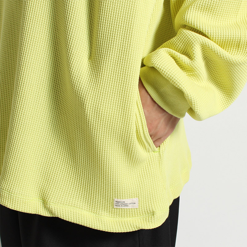 ORGANIC COTTON THERMAL -YELLOW-