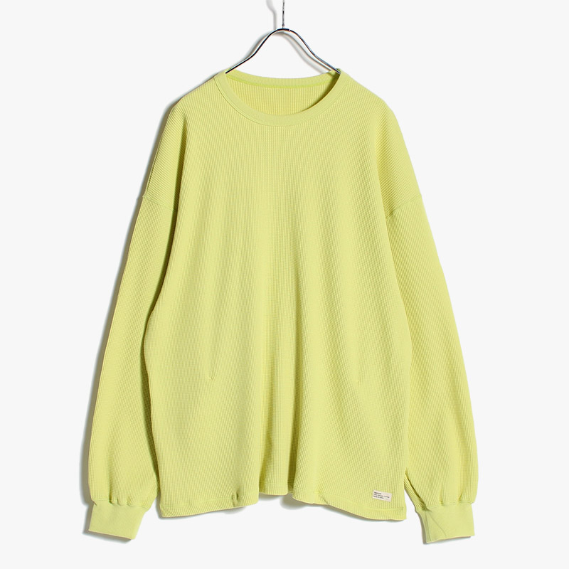 ORGANIC COTTON THERMAL -YELLOW-