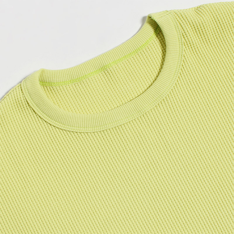 ORGANIC COTTON THERMAL -YELLOW-