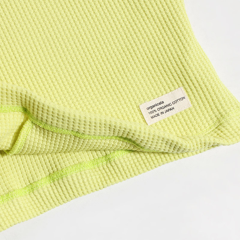 ORGANIC COTTON THERMAL -YELLOW-