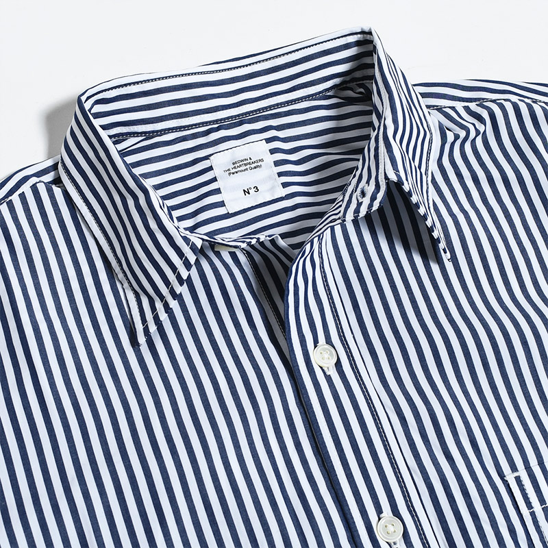 L/S STRIPE WORK SHIRT 