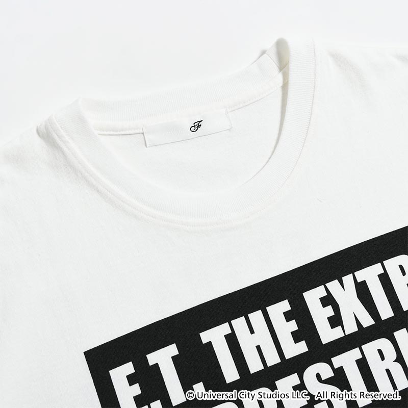 E.T. / SS TEE -WHITE-