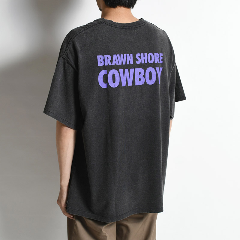 BRAWN SHORE COWBOY TEE -BLACK-