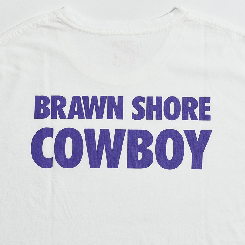 BRAWN SHORE COWBOY TEE -WHITE-