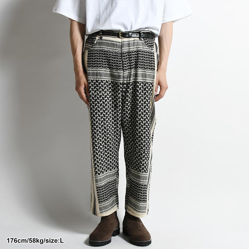 REWORK WIDE PANTS -BEIGE-