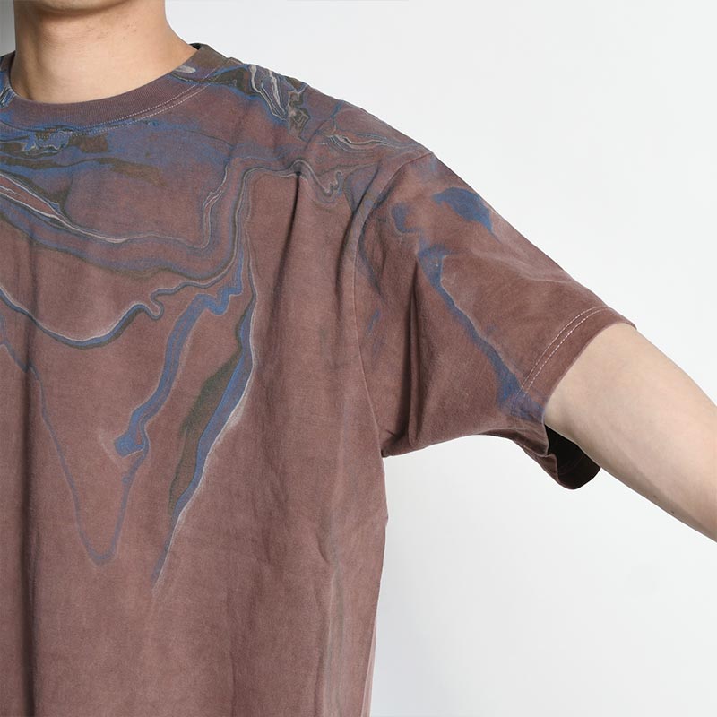 PIGMENT DYED TEE -BROWN- | IN ONLINE STORE