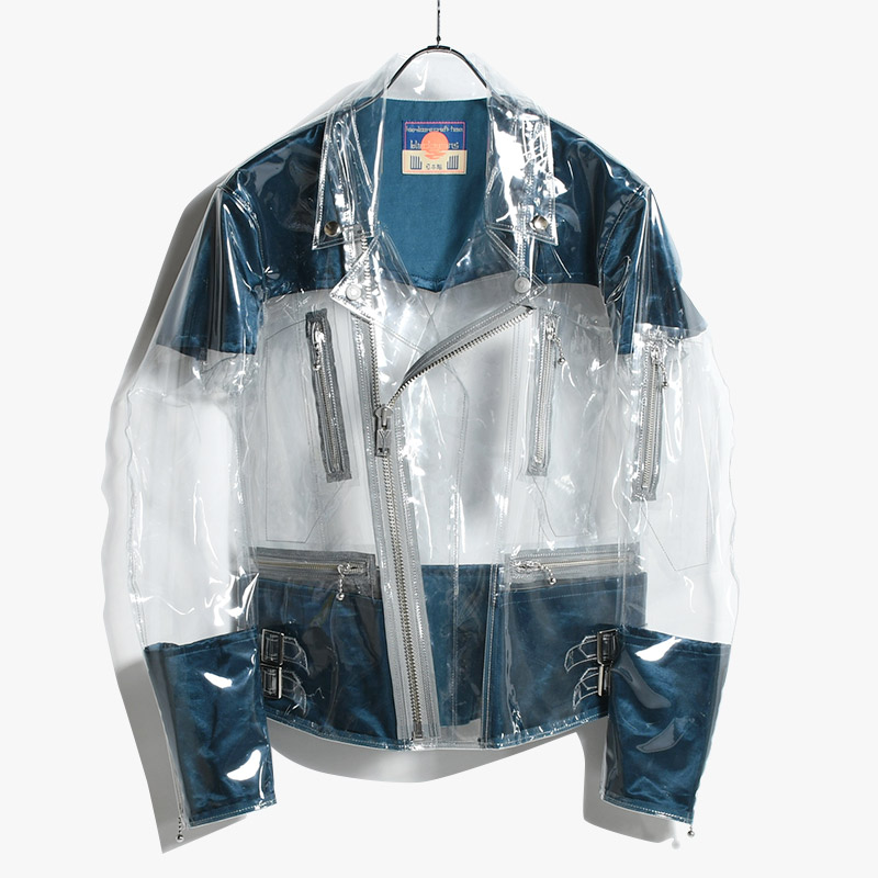 RIDERS JACKET -CLEAR-