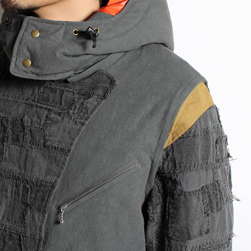 DOWN JACKET -CHARCOAL-