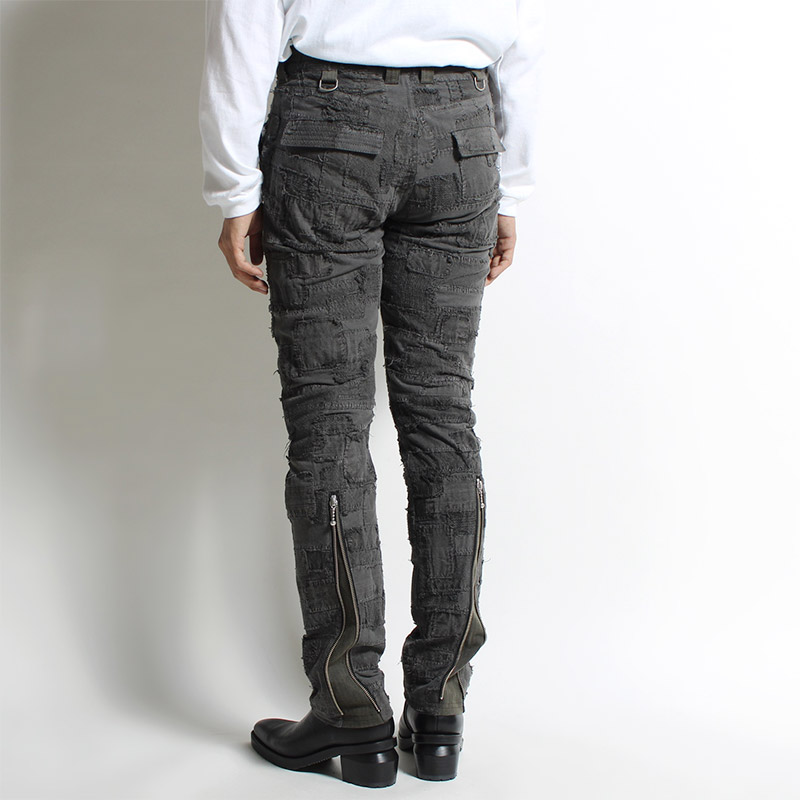 PATCHWORK PANTS -GRAY- | IN ONLINE STORE