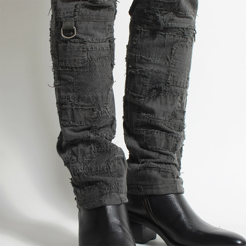 PATCHWORK PANTS -GRAY- | IN ONLINE STORE