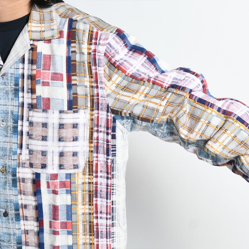 REWORK FLANNEL STRIPE SHIRT size:M -ASST-