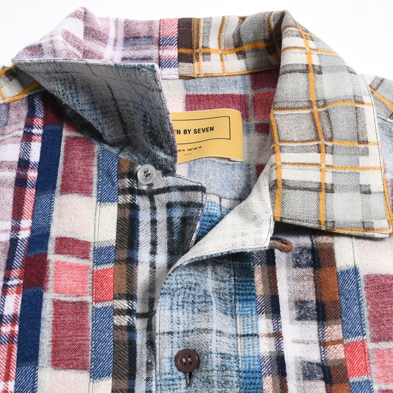 REWORK FLANNEL STRIPE SHIRT size:M -ASST-