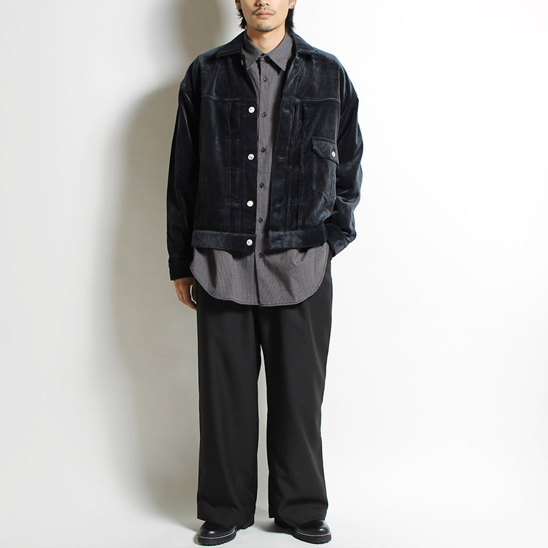 1ST TYPE CORDUROY JACKET -NAVY-