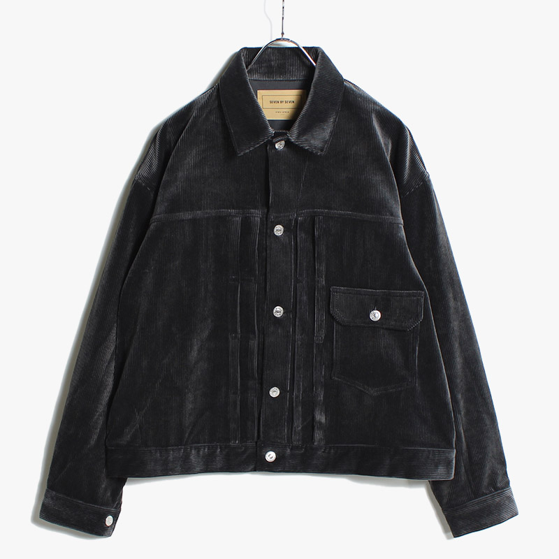 1ST TYPE CORDUROY JACKET -GRAY-