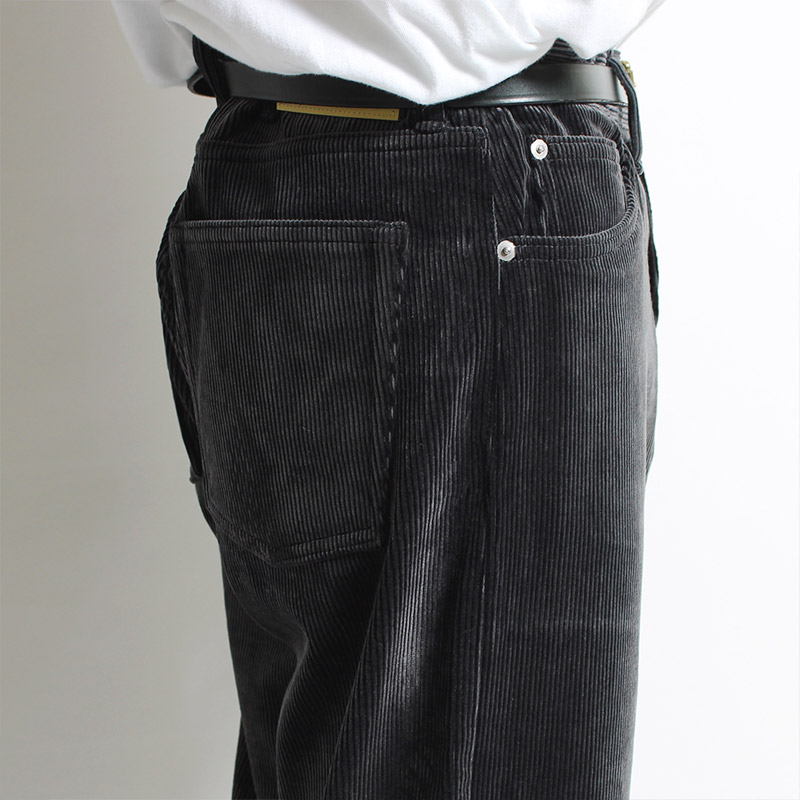 CORDUROY WIDE PANTS -GRAY- | IN ONLINE STORE