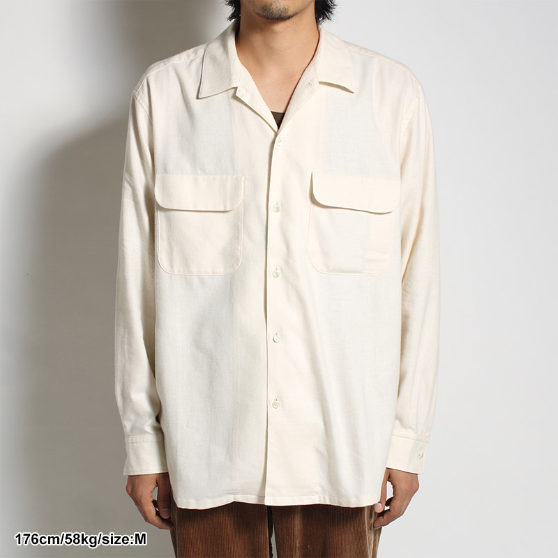 FLAT COLLAR SHIRT -WHITE- | IN ONLINE STORE